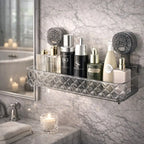 Luxury Suction Bathroom Shelf with Hooks