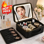 Smart LED Makeup Bag with Mirror