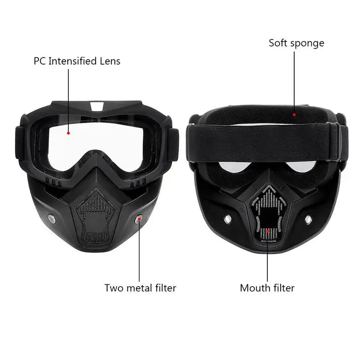 Bike Face Mask Windproof & Breathable Riding Protection