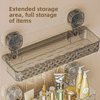 Luxury Suction Bathroom Shelf with Hooks