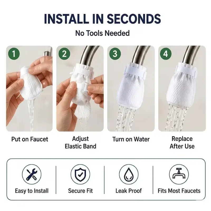 Tap Water Filter Cotton Bag