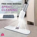 Spray Mop System with Microfiber Pads Reusable Flat Mop